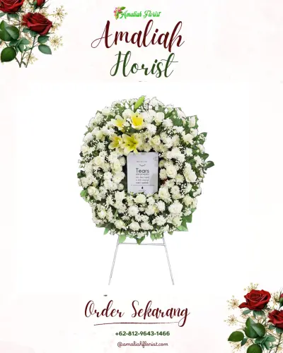Krans Bunga Duka Cita di Panembahan